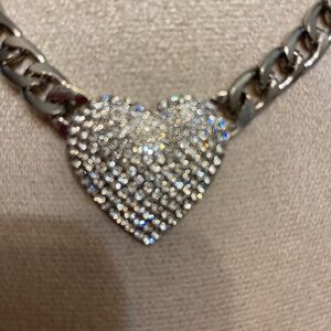 Silver Heart Pendant Necklace